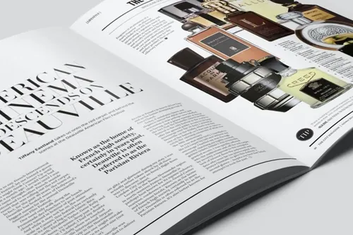 时尚高端特写镜头宣传册画册房地产楼书时尚杂志VI样机展