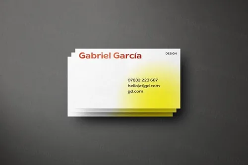 个性两眼的名片模板(PSD)