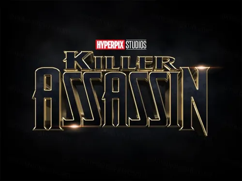 震撼的超级英雄主题电影立体3D效果金属文字素材