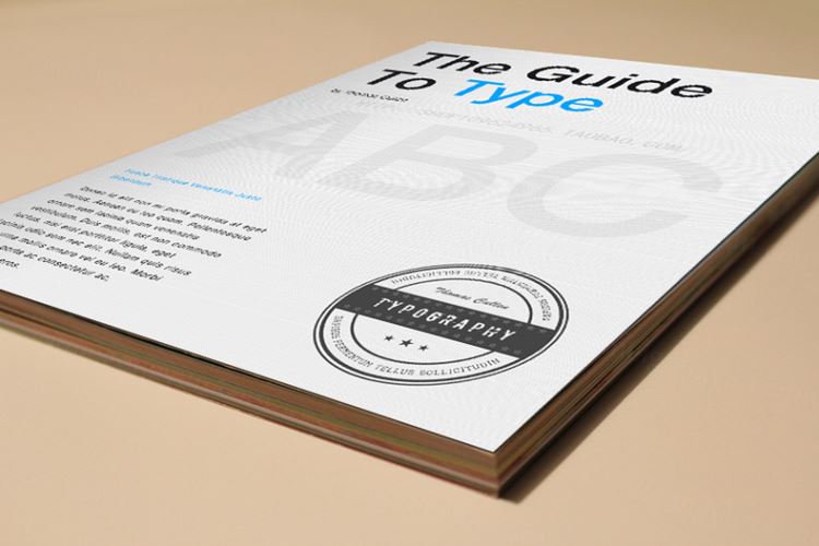 透视书籍模型PSD模板4 Book Cover Mockups