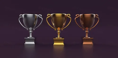 立体奖杯高清图素材 3D Trophy