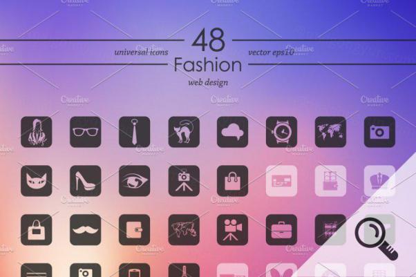 48个时尚图标 48 FASION icons