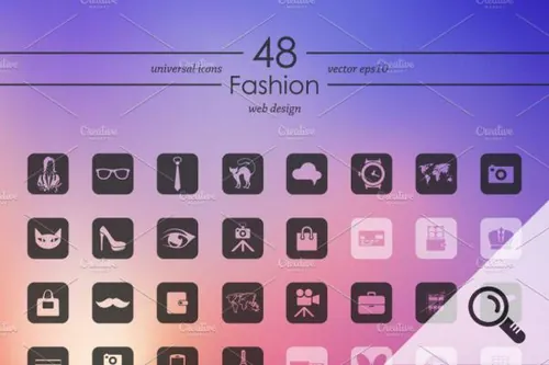 48个时尚图标 48 FASION icons
