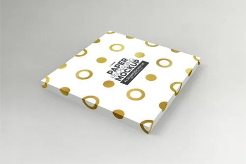 扁平方形纸盒和盖子样机（PSD）