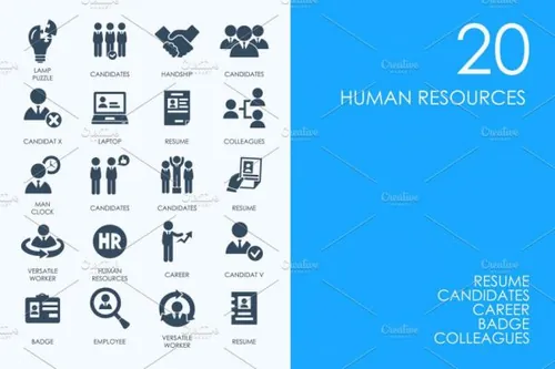 人力资源图标 Human resources icons