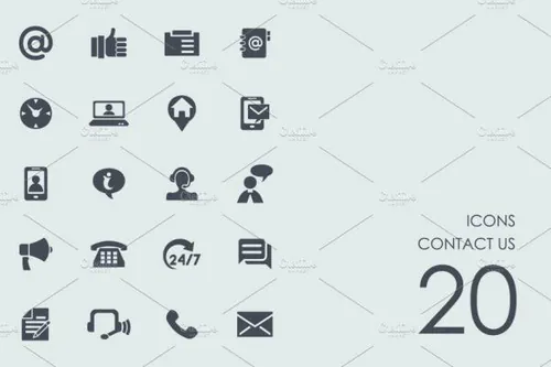 联系相关图标 Contact Us icons