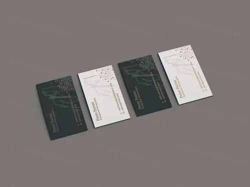 高端的商业场景名片样机下载（PSD）