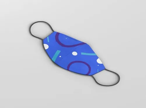 个性的口罩设计样机