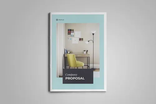 时尚高端简约多用途的高品质商业计划书楼书杂志品牌手册画册宣传册设计模板