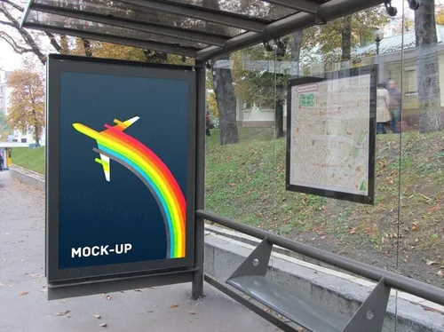 传单和海报设计样机(PSD)