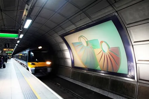 地铁广告设计样机(PSD)