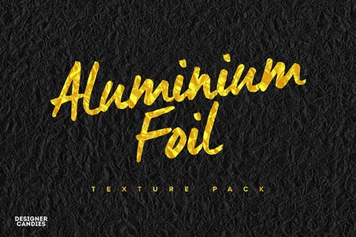 锡纸高清纹理素材Aluminium Foil Textures Pack