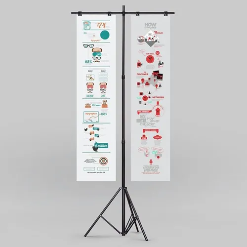 多种尺寸的海报设计样机下载(PSD)