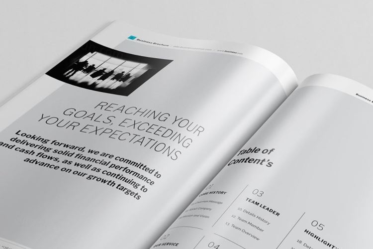 28P高品质的时尚高端品牌手册形象画册楼书杂志设计模板 company profile 1480538