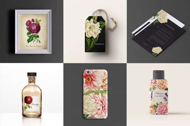 Flower Power Mega Bundle高清PNG花