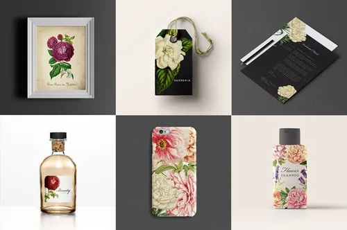 Flower Power Mega Bundle高清PNG花