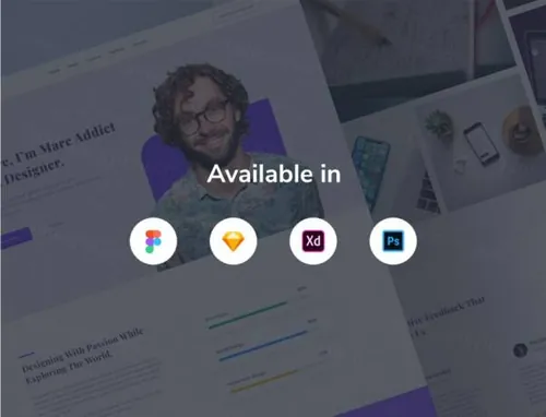 时尚的企业服务网站模板