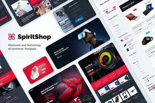 高品质的时尚高端专业淘宝电子商务网站设计模板-PSD