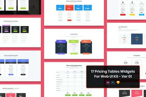 网站服务套装定价VIP定价模板套装