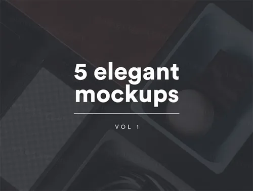 创意场景iphone手机贴图Elegant Mockups
