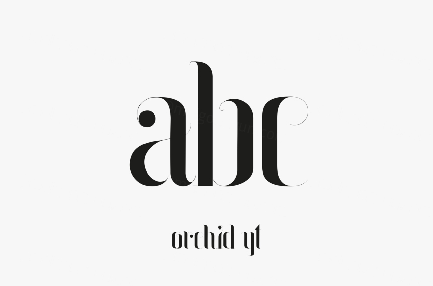 优雅精致的哥特风影响曲线美英文字体 Yarza Twins - Orchid YT font