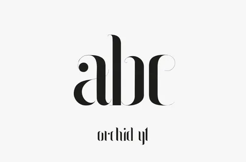 优雅精致的哥特风影响曲线美英文字体 Yarza Twins - Orchid YT font