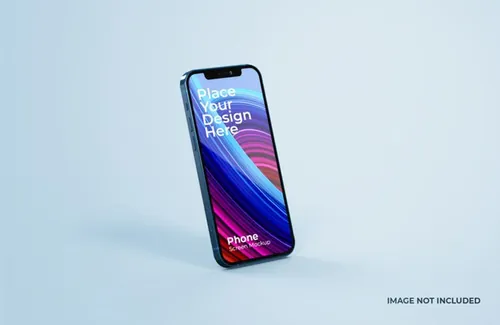 漂亮的智能手机iPhone 12样机APP提案UI设计素材 beautiful smart phone mockup