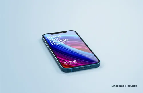 漂亮的智能手机iPhone 12样机APP提案UI设计素材 beautiful smart phone mockup