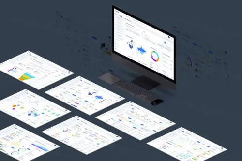 Sketch精心打造的时尚高端专业高品质dashboard仪表盘UI
