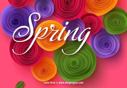 春季促销系列矢量海报 Spring Sale Collect