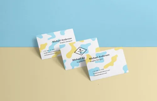 名片模型PSD贴图模板Psd Business Card Mock-Up