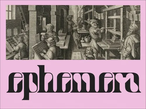 上世纪暗黑哥特粗犷粗体英文装饰字体 Ephemera - D