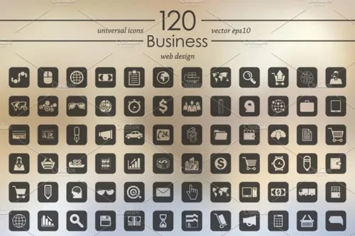 商业图标合集 120 business icons