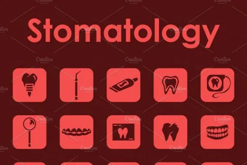 口腔医学简单的图标 Stomatology simple icons