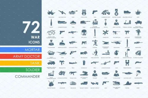 战争主题图标 72 war icons