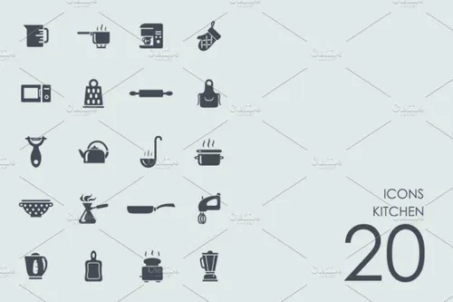 厨房图标 Kitchen icons