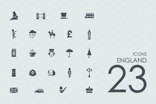 英格兰图标 23 England icons