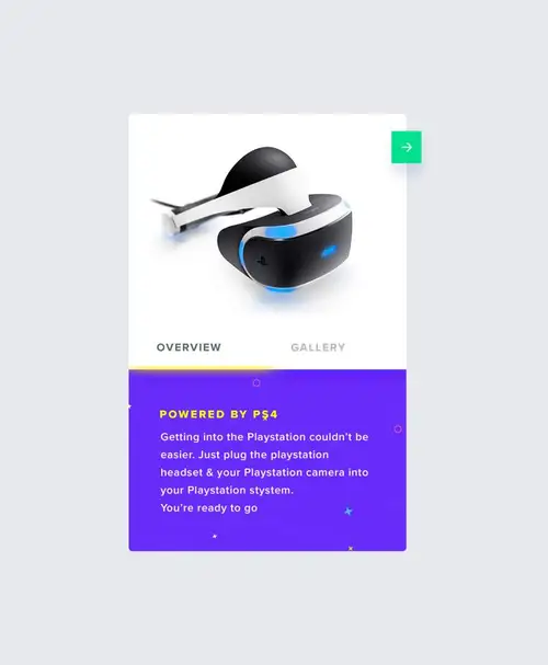 VR Product Card Daily UI #045 每日UI源文件分享 UI 素材