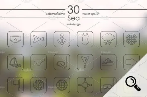 海洋主题图标 30 SEA icons