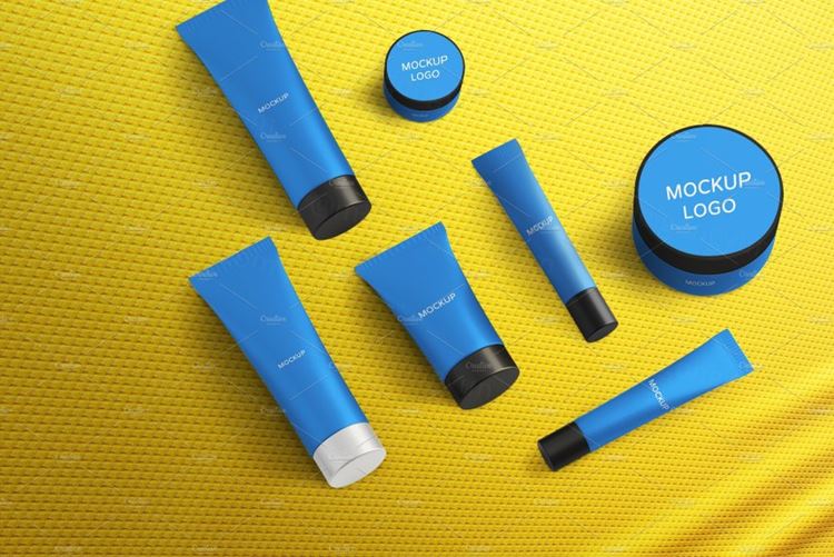 化妆品包装设计PSD贴图模板Cosmetica Mockup Creator