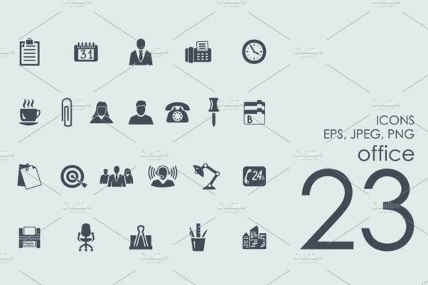 office办公图标套装 23 office icons