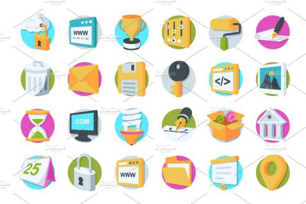 网页设计和开发图标Web Design and Development Icon