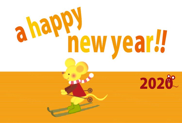 日系卡通风格卡片明信片矢量插画模板1676653