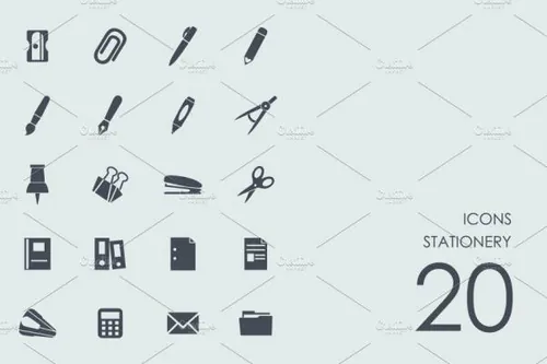 文具类图标文件 Stationery icons