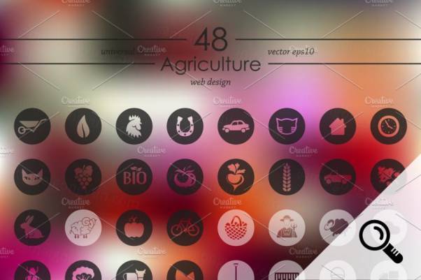农业主题图标 48 AGRICULTURE icons