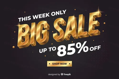 金色立体三维字体特效文本可编辑样式EPS矢量模板素材