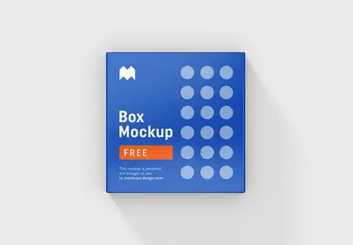 精致的矩形正方形盒子设计提案样机PSD模板 Box Mockup 样机模版