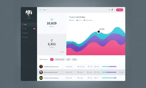 File Management  Daily UI #054 每日UI源文件分享 UI 素