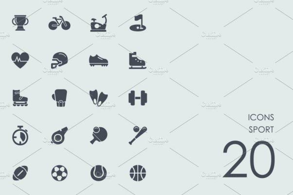 运动图标合集 Sport icons