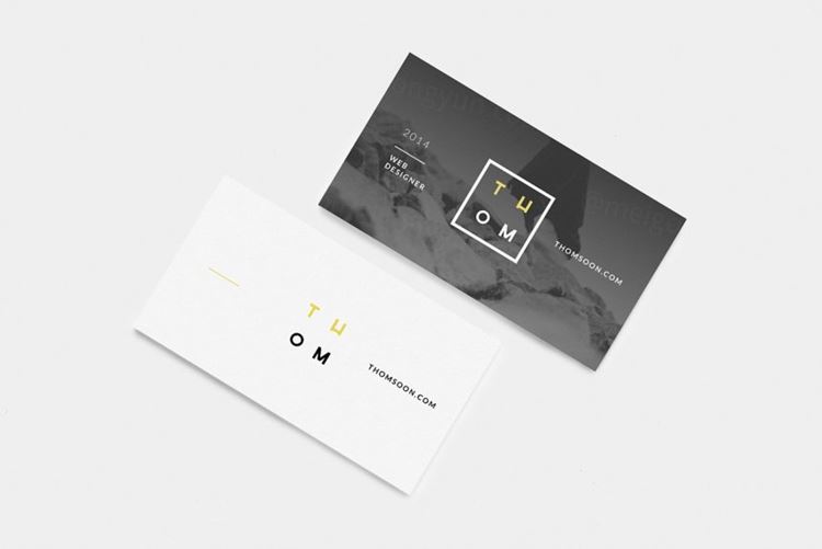 名片模型PSD贴图模板7+ Clean Business Card MOCKUP